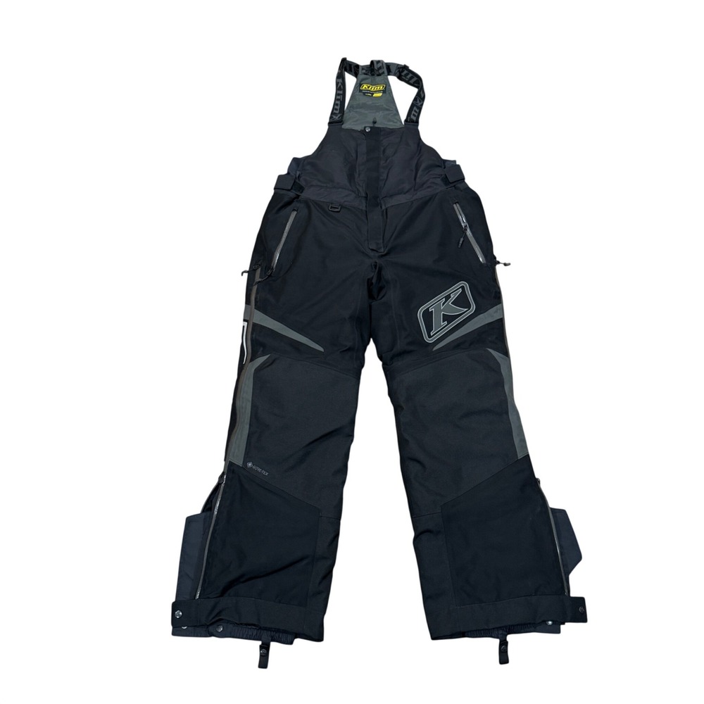 Klim Klimate Bib Ski Snowmobile Sled Gore-Tex Pants Men XL Black Gorpcore Outdoo
